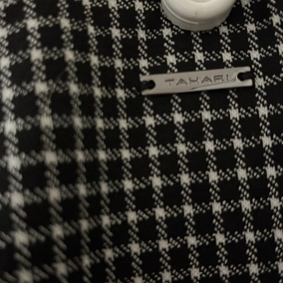 Tahari 🎁 Seam Front Pull on Black White jeggings Size Small NWT - Picture 4 of 6